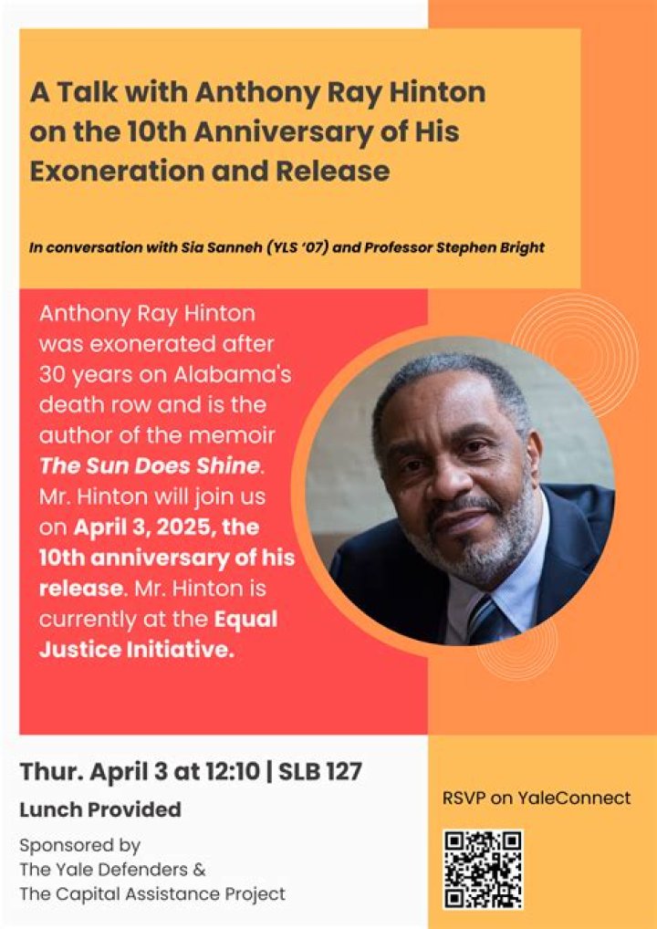 Anthony Ray Hinton Net Worth, Age, Height, Bio, Birthday, Wiki!