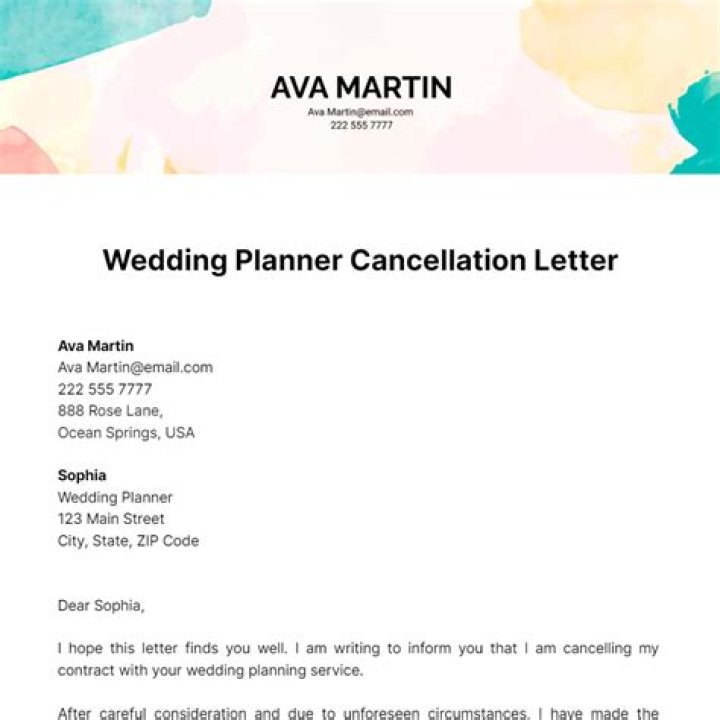 Apologies & Laconic Confirmation: Wedding Cancellation & Addressing Rumors