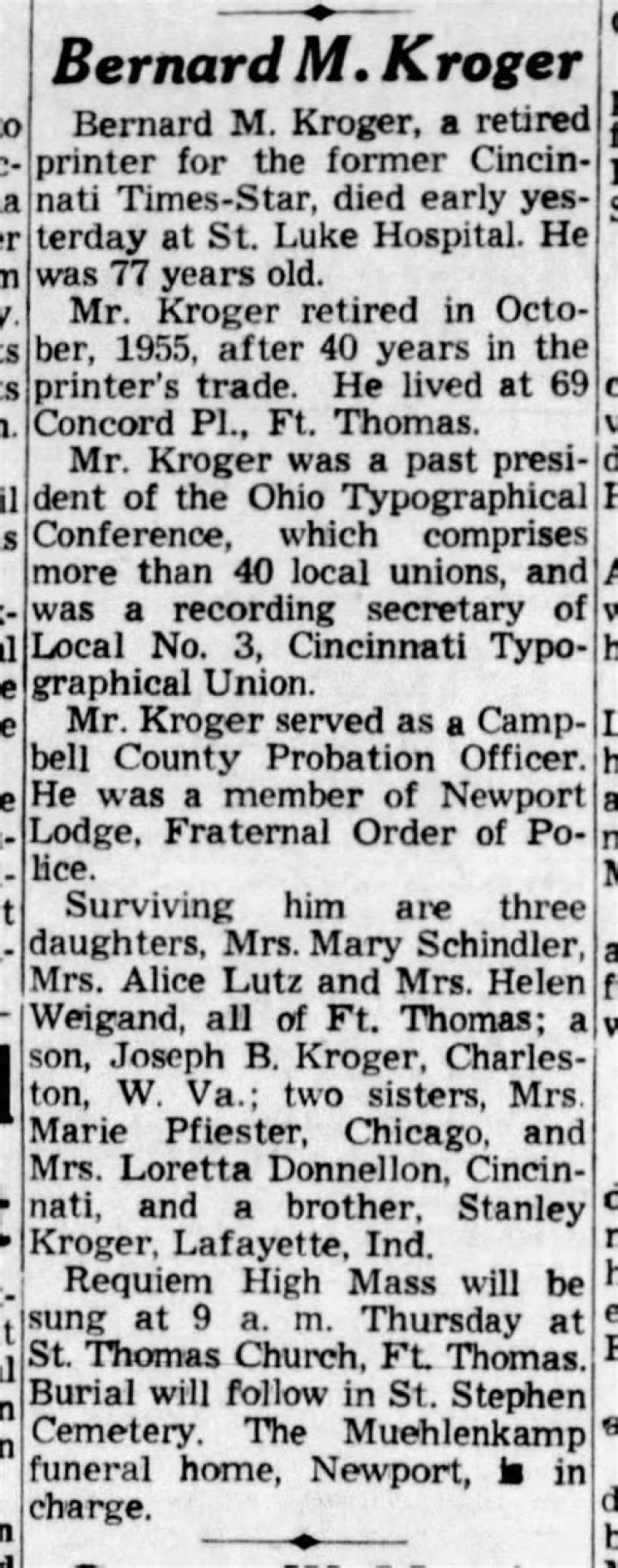 Bernard Kroger Net Worth, Age, Height, Bio, Birthday, Wiki!