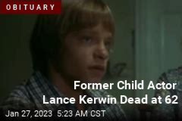 Lance Kerwin Cause Of Death, Parents, Wife, Children, Siblings