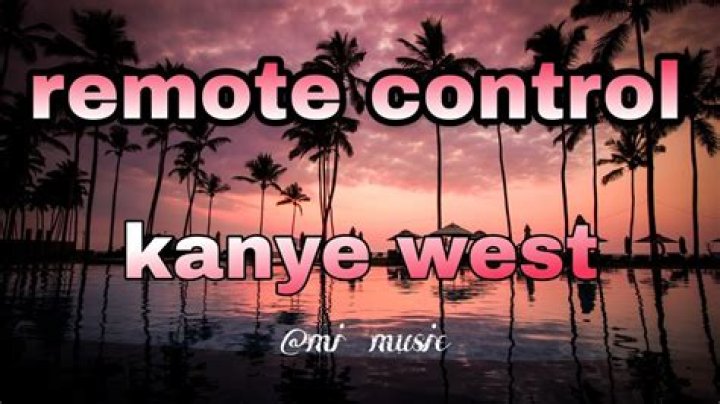 LYRICS: Kanye West – Remote Control Pt. 2