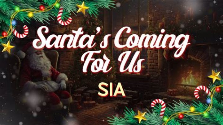 Sia unveils star-studded visual for 'Santa's Coming For Us'